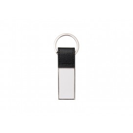 Sublimation PU Strap Key Chain w/ 2 Inserts(Rectangle,  2.2*6.5cm) (10/pack)
