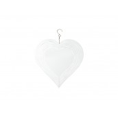 Double-Sided Sublimation Aluminium Wind Spinner (Heart, 10inch)(10/pack)