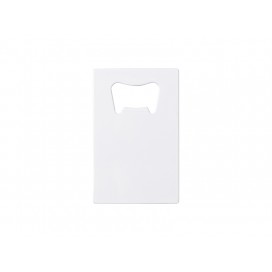 Full White Stainless Steel Bottle Opener(Credit Card, 5.3*8.5cm)(10/pack)