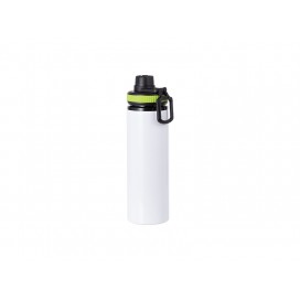 Sublimation 28oz/850ml Alu Water Bottle with Green Cap(White)(10/pack)