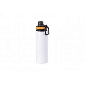 Sublimation 28oz/850ml Alu Water Bottle with Yellow Cap(White)(10/pack)