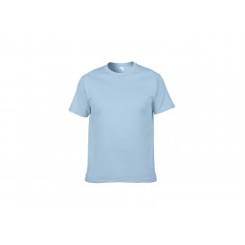 Cotton T-Shirt-Light Blue-XXXL (10/pack)