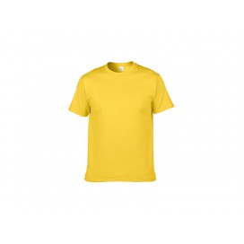Cotton T-Shirt-Light Yellow-XL (10/pack)