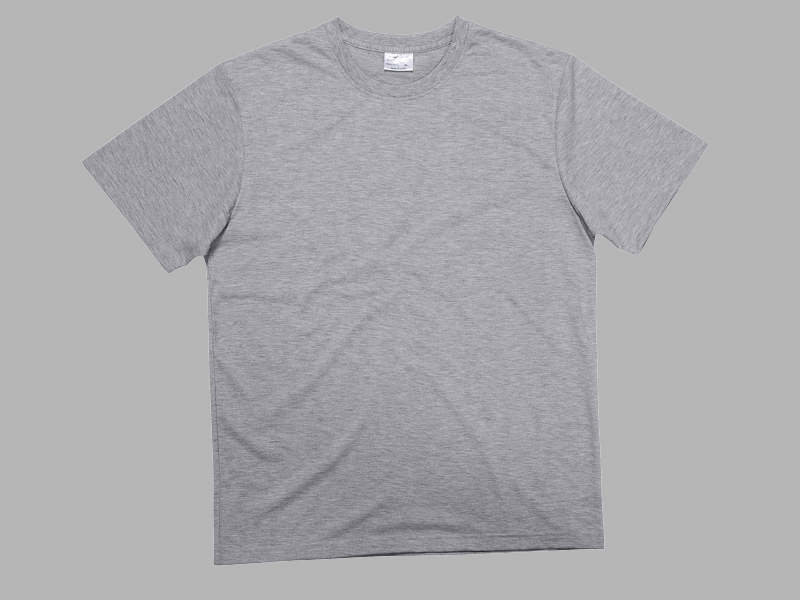 Men's Round Neck T-shirt(cotton feeling, Gray)(10/pack)-BestSub ...
