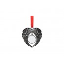 Angel Wings Metal Ornament(Silver)