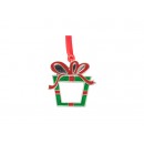 3" Sublimation Metal Christmas Box Ornament (10/pack)