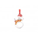 3" Sublimation Metal Christmas Snowman Ornament (10/pack)