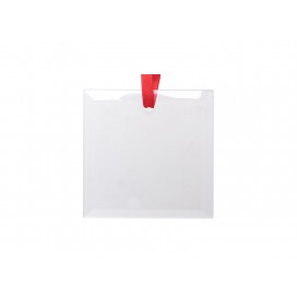 3" Glass Ornament(Square) (10/Pack)