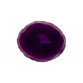 Engraving Agate Coaster (Purple) (10/pack)