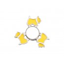 Fidget Spinner(Dog, Yellow)(10/pack) 