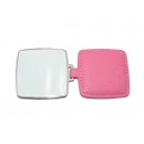  Square Hand Mirror with Leader Case(10/pack)