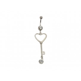 Belly Button Ring(Heart)(10/pack)