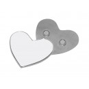 Fridge Magnet (Metal, Heart)(10/pack)