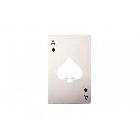 Stainless Steel Bottle Opener(Poker, 5.5*8.5cm) (10/pack)