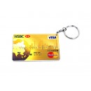 Credit Card Plastic Keychain 53*85mm(10/pack)  (MOQ: 10pack)