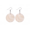 Round Shell Earring(φ30mm)(10/Pack)