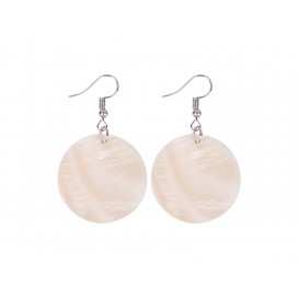 Round Shell Earring(φ30mm)(10/Pack)