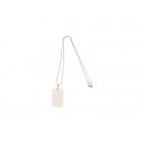 Rectangular Shell Necklace(25*40mm)(10/Pack)