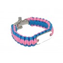 Paracord Bracelet (Pink)(10/pack)