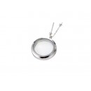 Round Glass Frame Necklace (10/pack) 