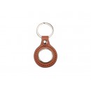 PU Key Chain(Round, Brown) (10/pack)