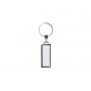 Sublimation Metal Key Chain with Double Sides Alu Inserts (2.2*5.2cm) (10/pack)