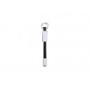 Sublimation Portable Data Cable Keychain (Small,Black) (10/pack)