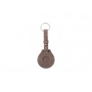 Sublimation PU AirTag Keychain Holder(Long strap,Dark Gray)