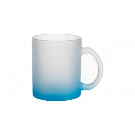 11oz Glass Mugs Gradient Light Blue (36/carton)
