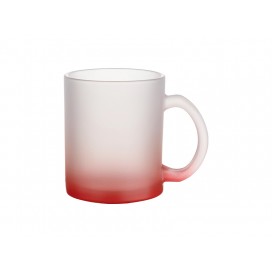 11oz Glass Mugs Gradient Red (36/carton)
