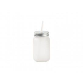 15oz/450ml Mason Jar no Handle (Frosted)(10/pack)