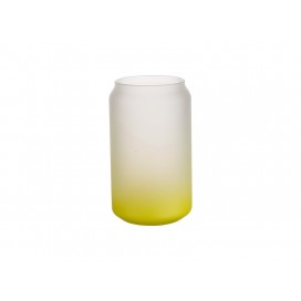 13oz/400ml Glass Mugs Gradient Lemon Yellow (48/carton)