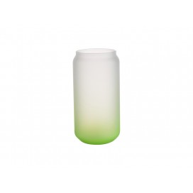 18oz/550ml Glass Mugs Gradient Green (48/carton)