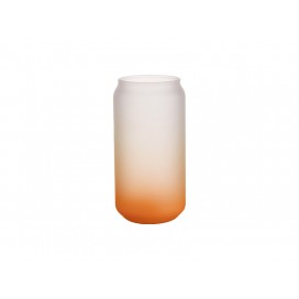 18oz/550ml Glass Mugs Gradient Orange (48/carton)