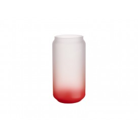 18oz/550ml Glass Mugs Gradient Red (48/carton)