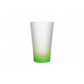 17oz Sublimation Glass Mug(Gradient Color Green) (10/carton)