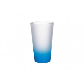 17oz Sublimation Glass Mug(Gradient Color Light Blue) (10/carton)