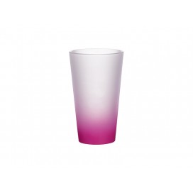 17oz Sublimation Glass Mug(Gradient Color   Rose Red) (10/carton)