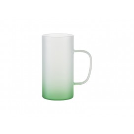 22oz/650m Glass Mug(Frosted, Gradient Pink)(10/pack)