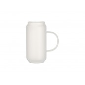 Sublimation Blanks18oz/550ml Frosted Can Glass Mug w/ Handle