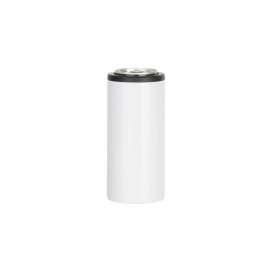 12oz/350ml Sublimation Stainless Steel Skinny Can Cooler(White) (50/carton)