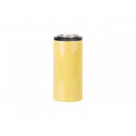 12oz/350ml Stainless Steel Skinny Can Cooler(Yellow)(10/pack)