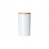 30oz Ceramic Storage Jar w/ Bamboo Lid(10/pack)