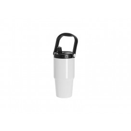 Sublimation Blanks20oz/600ml Stainless Steel Travel Tumbler with Portable Lid(White)(10/pack)