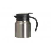 Sublimation Blanks32oz/1000ml Stainless Steel Coffee Pot  w/ Black Handle& Lid(Silver)