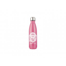 17oz/500ml Stainless Steel Bottle w/ UV Coating (Rose red)(10/pack)