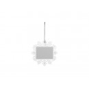 Hanging Plastic Ornament (Snowflake, 14*14cm) (10/pack)