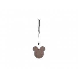 Sublimation PU AirTag Cover Pendant(Mickey Mouse, Dark Gray)(10/pack)