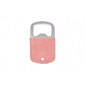 PU Stainless Steel Bottle Opener(Pink, 3.2*5.2cm) (10/Pack)