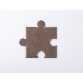 PU Puzzle Coaster(Dark Gray, 12*12cm)(10/pack)